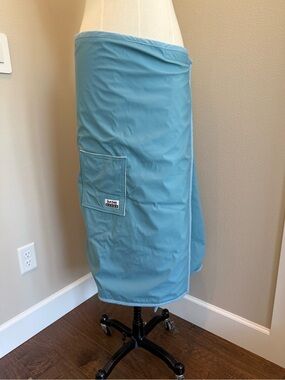 Sun Sari Aqua Blue Wrap Skirt